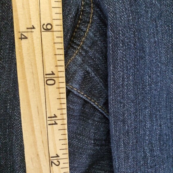 Jag Jeans Womens 14 Short Blue Pull-On Stretch Denim Mid Rise Elastic Waist - Picture 8 of 12